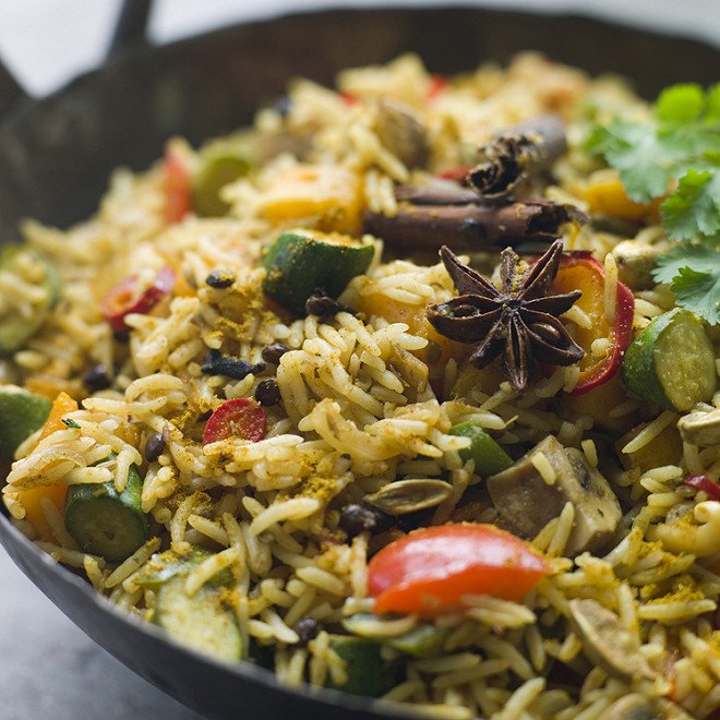 Recette de biryani végétarien facile et savoureux