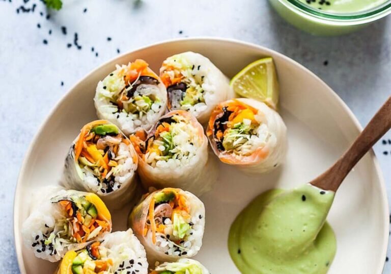 Recette de rouleaux de printemps végétariens: fraîcheur et légèreté au menu