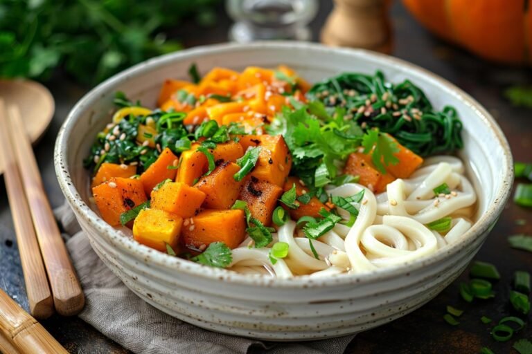 Recette de udon végétarien : un plat délicieux et nourrissant