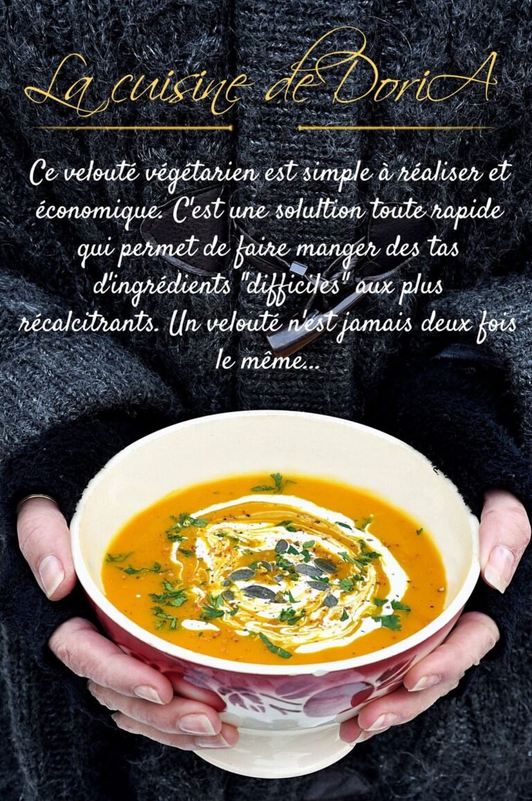 Recette végétarienne de soupe au potimarron et lait de coco