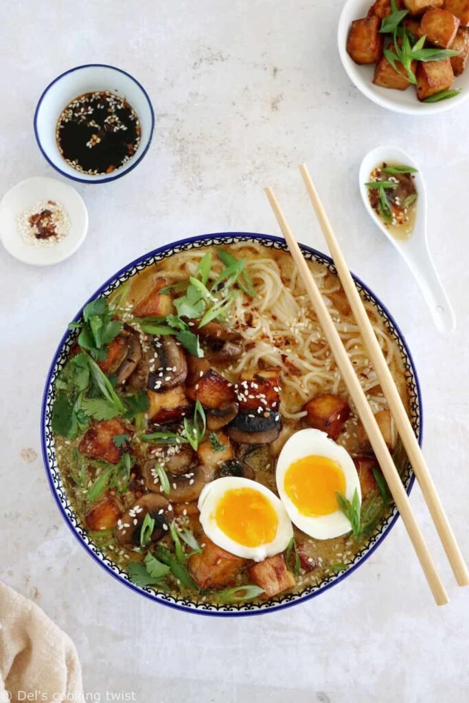 Recette de ramen végétarien: un délicieux bol de saveurs