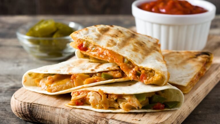 Recette facile de quesadillas végétariennes