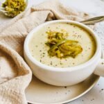 Recette végétarienne: Velouté de poireaux crémeux