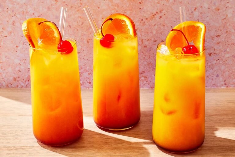 Lever de soleil Mexicain: La recette authentique du Tequila Sunrise