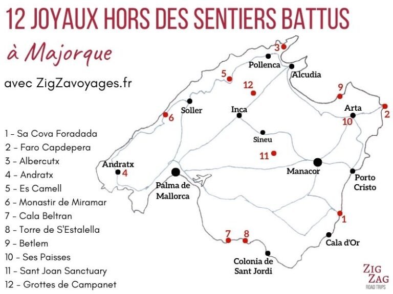 Majorque hors des Sentiers Battus : Guide des Lieux Insolites