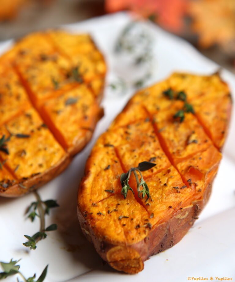 Patate douce rôtie au four : une recette végétarienne savoureuse