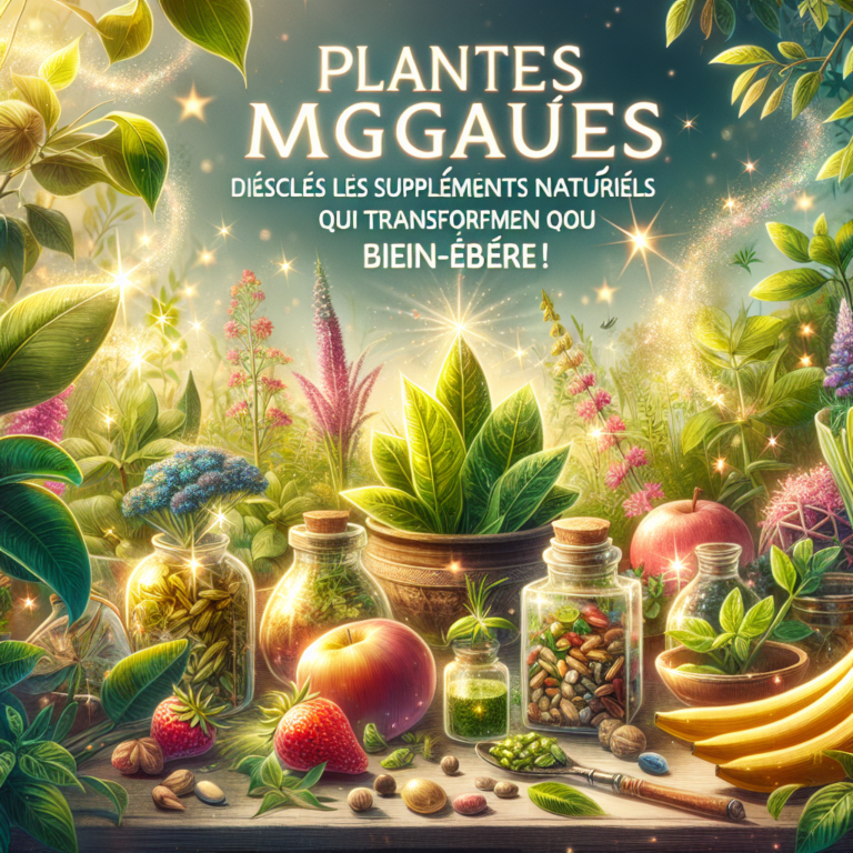 suppléments à base de plantes