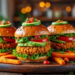 Burgers végétariens aux pois chiches et patate douce