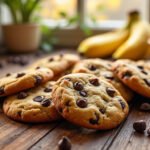 Cookies à la banane et pépites de chocolat