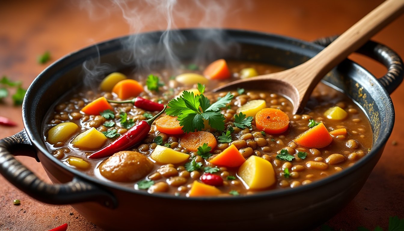 découvrez notre savoureux dahl de lentilles corail aux épices, un plat réconfortant et plein de saveurs. parfait pour une cuisine saine et végétale, il allie tendres lentilles corail et épices exotiques, offrant une expérience gustative unique. idéal pour un repas convivial ou un dîner rapide et nourrissant.