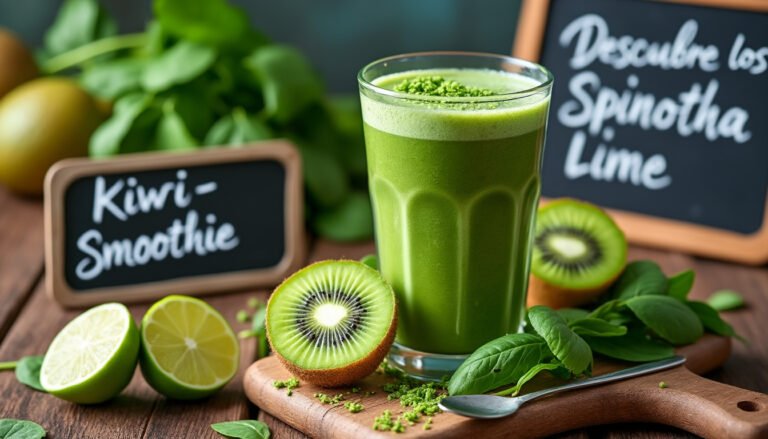 découvrez comment le smoothie kiwi-épinard et citron vert peut revitaliser votre santé : riche en vitamines, antioxydants et saveurs, il est idéal pour booster votre énergie et votre bien-être au quotidien.