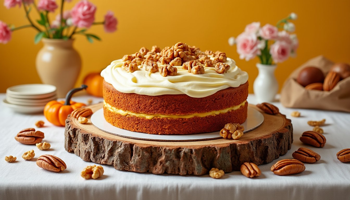 découvrez notre délicieux gâteau moelleux aux carottes et noix, une douceur irrésistible alliant la douceur des carottes râpées à la croquant savoureux des noix. idéal pour les amateurs de desserts gourmands et sains, cette recette facile à réaliser saura ravir vos convives lors de vos goûters et célébrations.