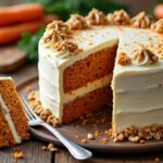 Gâteau moelleux aux carottes et noix