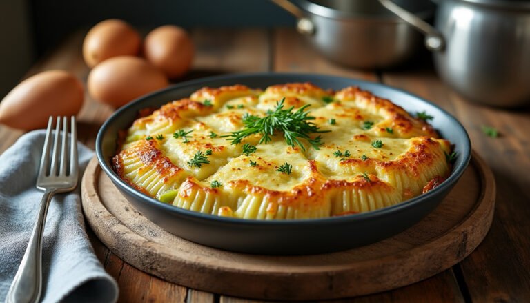 découvrez notre savoureux gratin de pommes de terre et poireaux au fromage, une recette réconfortante et gourmande qui allie la douceur des légumes à la richesse du fromage fondu. parfait pour un repas en famille ou entre amis, ce plat se prépare facilement et saura ravir tous les palais.