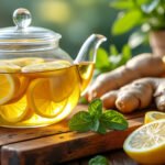 Infusion de gingembre et citron