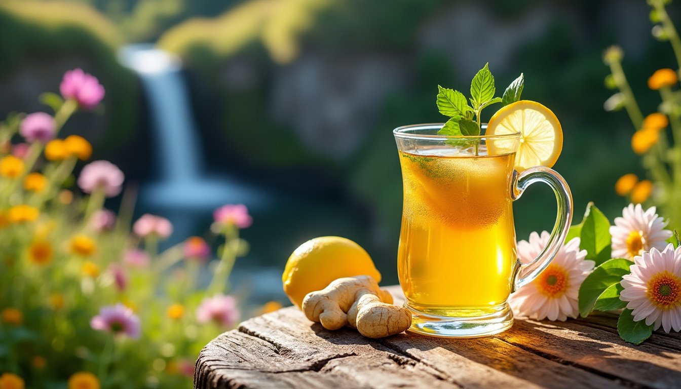 découvrez l'infusion de gingembre et citron, une boisson revitalisante qui marie les bienfaits du gingembre épicé et du citron rafraîchissant. parfaite pour stimuler votre énergie et renforcer votre immunité, cette infusion saura vous séduire par son goût vivifiant et ses propriétés bénéfiques pour la santé.