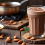 Lait d’amande maison au cacao