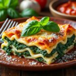 Lasagnes aux épinards et ricotta