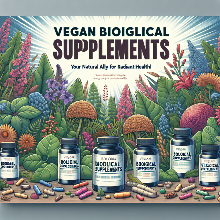 suppléments biologiques végétaliens