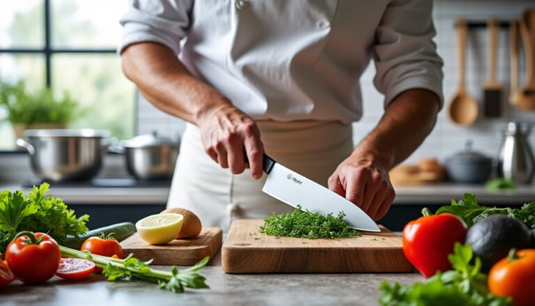 découvrez les nombreux avantages des couteaux de cuisine meyer en acier inoxydable, spécialement conçus pour les professionnels. alliant robustesse, précision et confort, ces couteaux améliorent chaque étape de la préparation culinaire. idéaux pour les chefs exigeants, ils garantissent performance et longévité dans toutes vos créations gastronomiques.