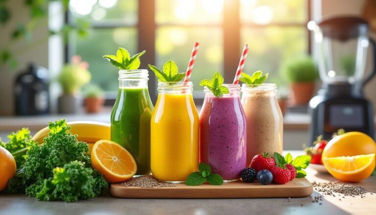 découvrez les bienfaits des smoothies énergisants pour booster votre énergie et dynamiser votre journée. apprenez à préparer des recettes savoureuses et nutritives qui amélioreront votre vitalité et votre bien-être au quotidien.