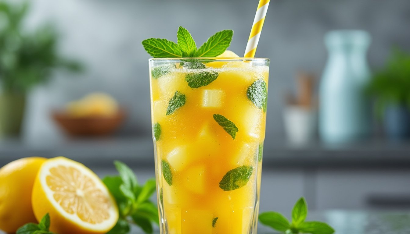 découvrez les multiples bienfaits du smoothie ananas-citron-menthe pour votre santé : une boisson rafraîchissante riche en vitamines, qui stimule le système immunitaire, favorise la digestion et apporte une touche de fraîcheur à votre journée.