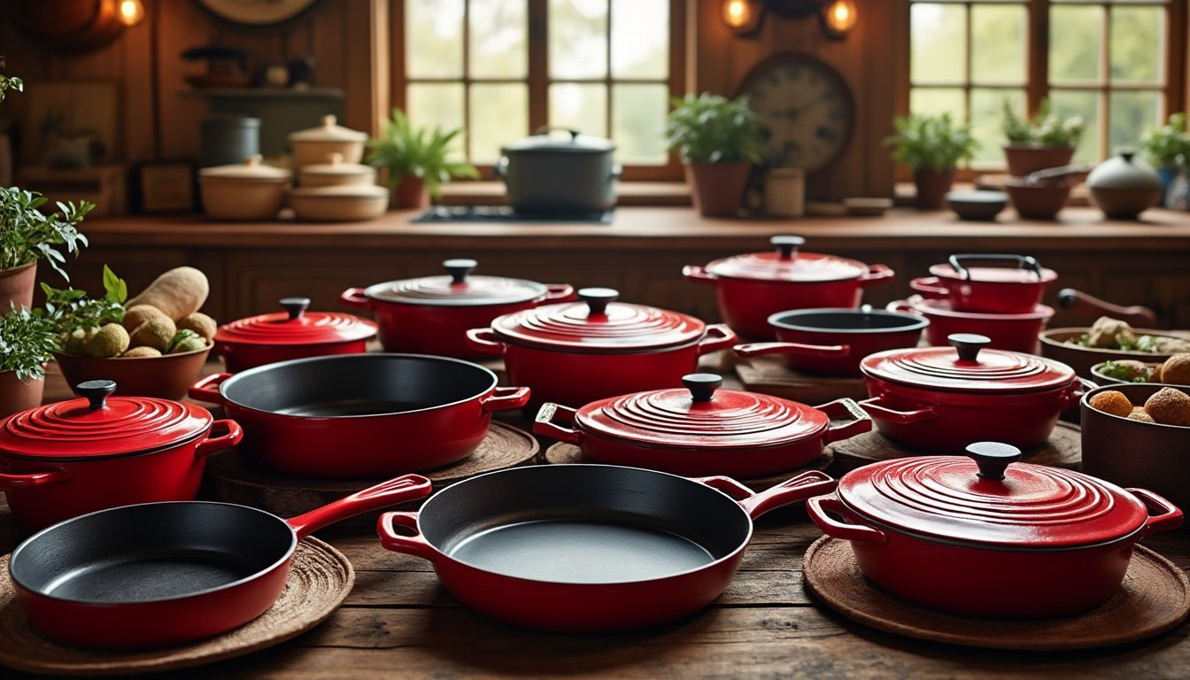 découvrez les poêles et casseroles lodge, véritables emblèmes de l'authenticité en fonte naturelle. parfaites pour une cuisine traditionnelle, ces ustensiles allient durabilité et performance pour sublimer vos plats. récupérez le goût des recettes d'antan avec un matériel qui traverse les générations.