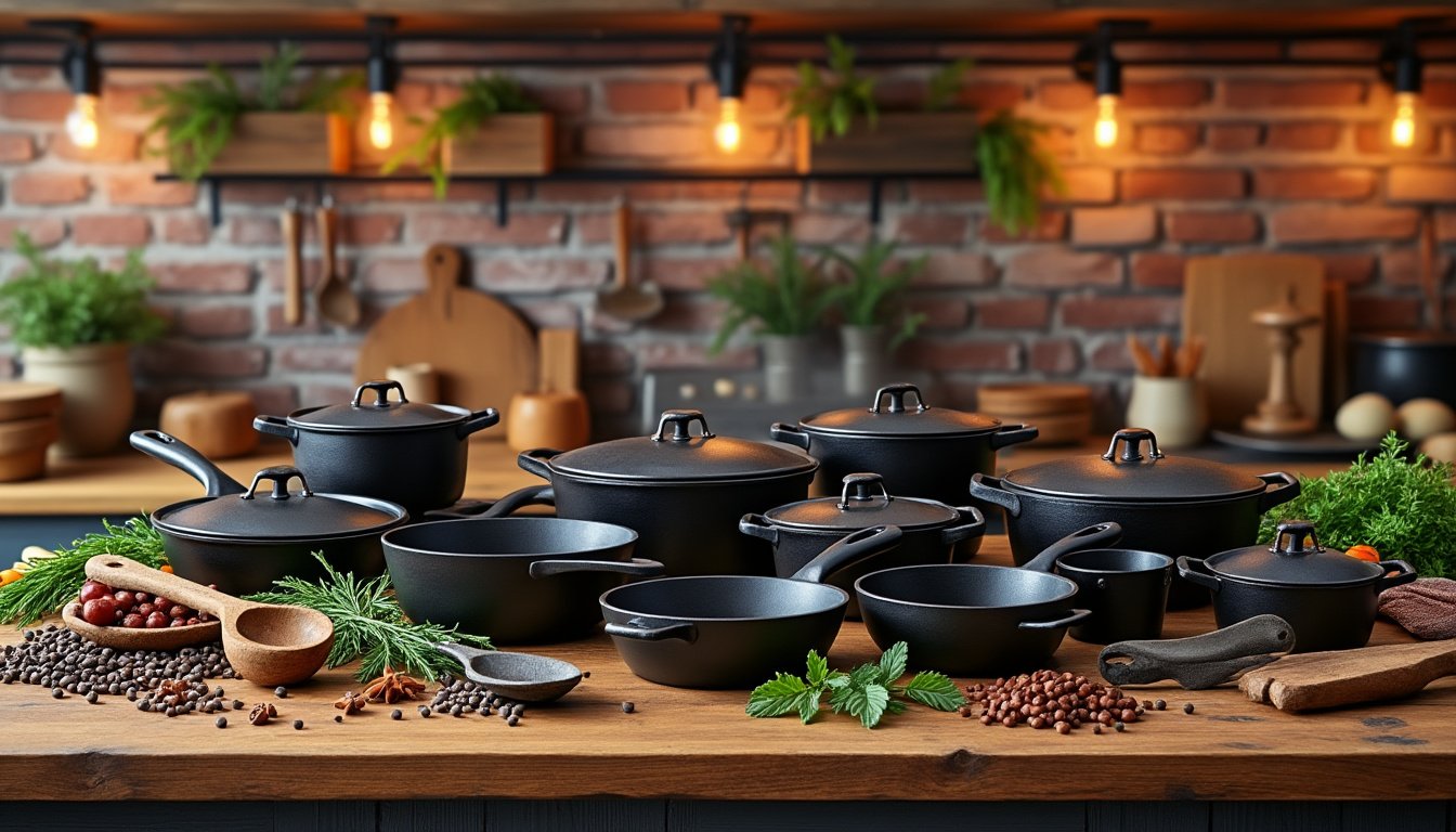 découvrez les poêles et casseroles lodge, véritables symboles d'authenticité grâce à leur conception en fonte naturelle. parfaites pour une cuisine traditionnelle, elles allient durabilité et performance, offrant une expérience culinaire unique qui ravira les gourmets en quête de saveurs authentiques.