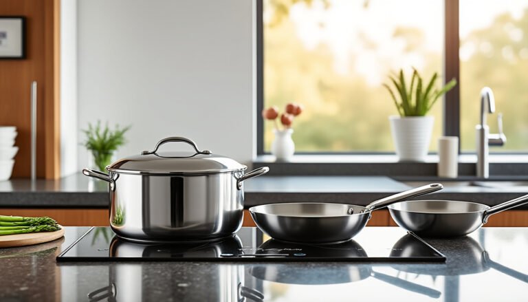 découvrez la qualité des poêles et casseroles cuisinart en acier inoxydable, conçues pour offrir une cuisson homogène et des performances optimales. idéales pour tous vos plats, ces ustensiles allient durabilité et élégance. transformez votre expérience culinaire grâce à cuisinart.