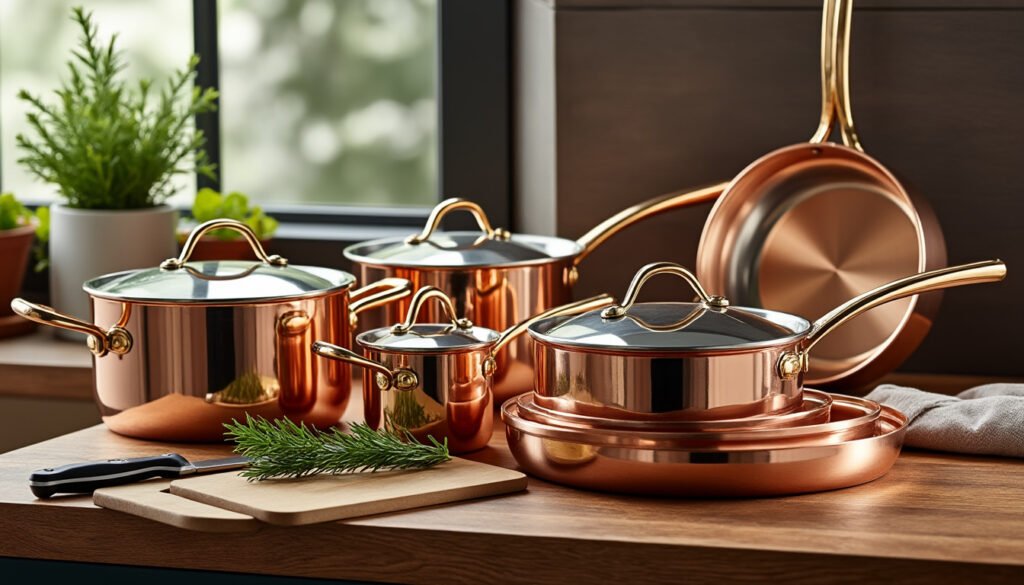 découvrez les poêles et casseroles mauviel en cuivre, conçues pour offrir une conductivité thermique optimale. idéales pour des cuissons précises et un contrôle parfait de la température, ces ustensiles allient esthétique et performance. transformez vos plats avec l'excellence du cuivre mauviel.