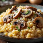 Risotto aux champignons et parmesan