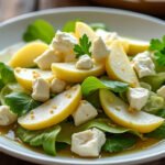 Salade d’endives, roquefort et poires