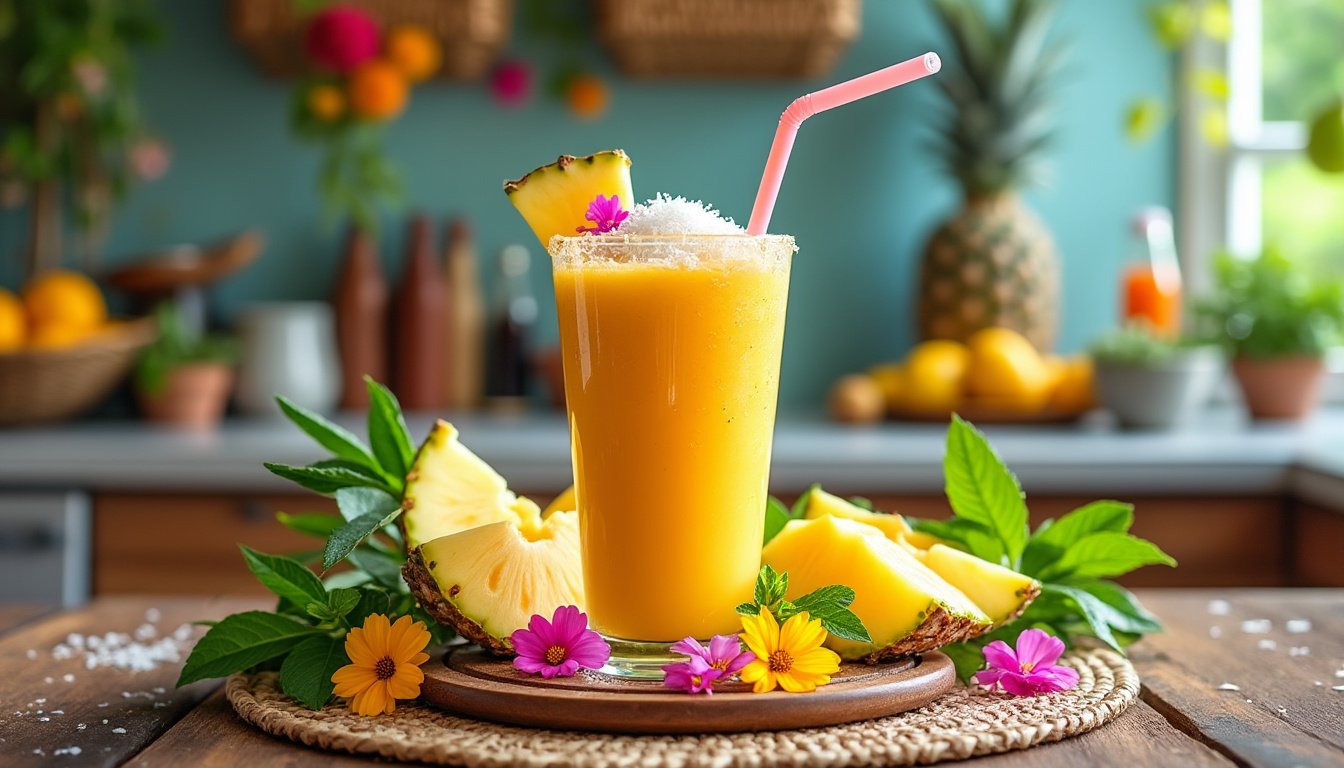 découvrez les bienfaits du smoothie papaye-orange et gingembre, une délicieuse recette pleine de vitamines et de saveurs. apprenez à préparer cette boisson revigorante qui booste votre énergie et renforce votre immunité.