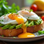 Toasts d’avocat et œufs pochés