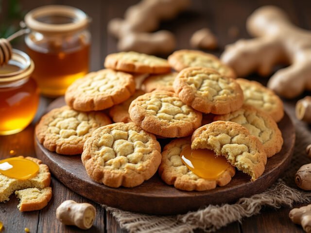 Biscuits au gingembre et miel