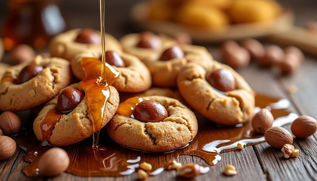 découvrez la recette gourmande des biscuits aux noisettes et sirop d'érable, alliant le croquant des noisettes à la douceur du sirop d'érable pour un moment de plaisir culinaire inoubliable.