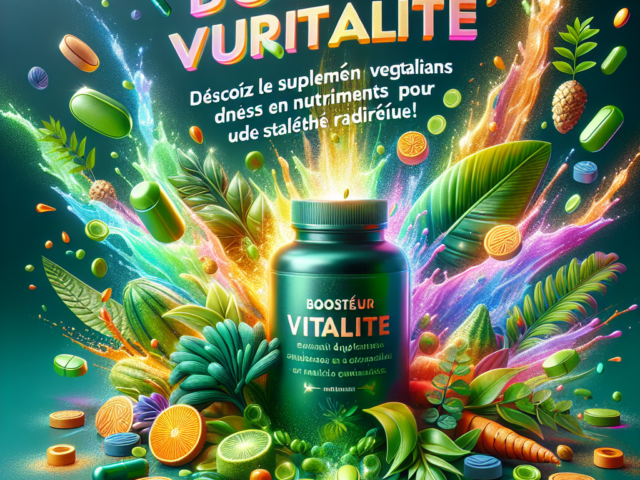 Boostez Votre Vitalité : Découvrez les Suppléments Végétaliens Denses en Nutriments pour une Santé Radieuse !