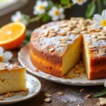 Cake aux amandes et fleur d’oranger