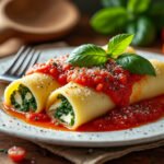 Cannellonis aux légumes et ricotta
