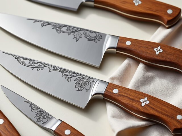 Couteaux de cuisine Laguiole : l&rsquo;artisanat au service de l&rsquo;élégance avec un manche en bois