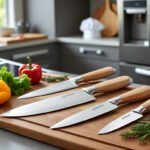 Couteaux de cuisine Le Creuset : élégance et performance en acier inoxydable