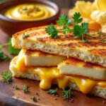 Croque-tofu et fromage fondu