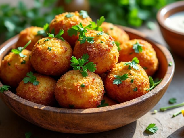 Croquettes de quinoa et herbes fraîches