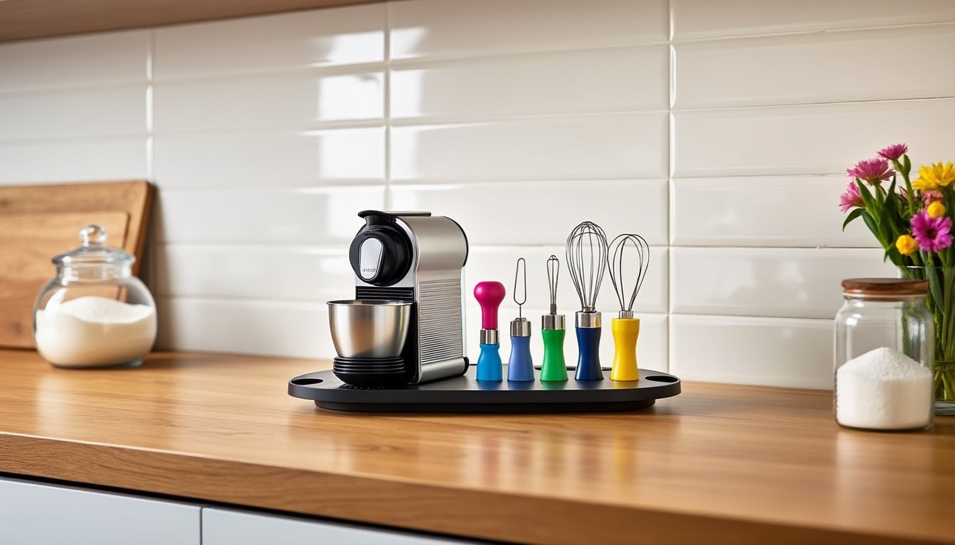 découvrez le batteur électrique nespresso et ses accessoires innovants pour réaliser des préparations gourmandes avec facilité. transformez vos recettes favorites en délices crémeux et savoureux grâce à cet outil essentiel en cuisine.