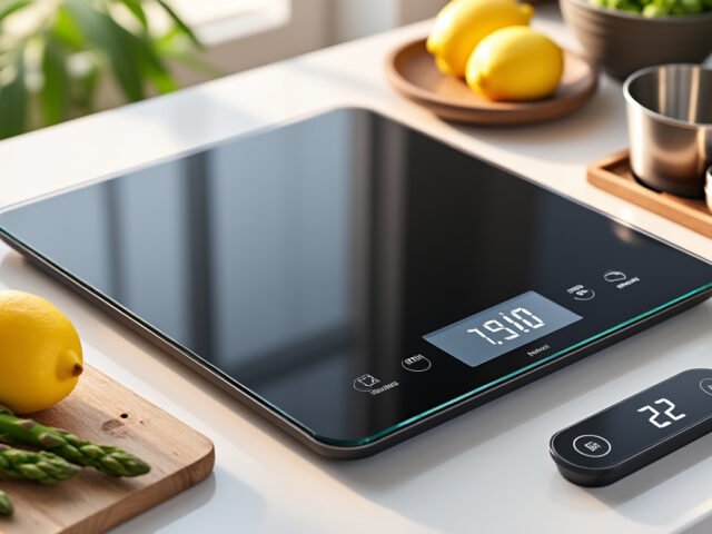 Découvrez la balance de cuisine Salter : pesée multi-unités et surface en verre robuste