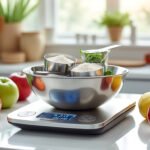 Découvrez la précision de la balance de cuisine Cuisinart avec bol en acier inoxydable