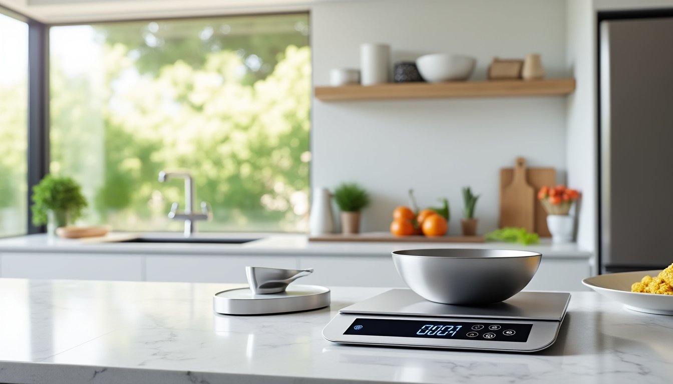 découvrez la précision inégalée de la balance de cuisine soehnle, équipée d'un affichage numérique clair et intuitif, idéale pour vos recettes les plus délicates.