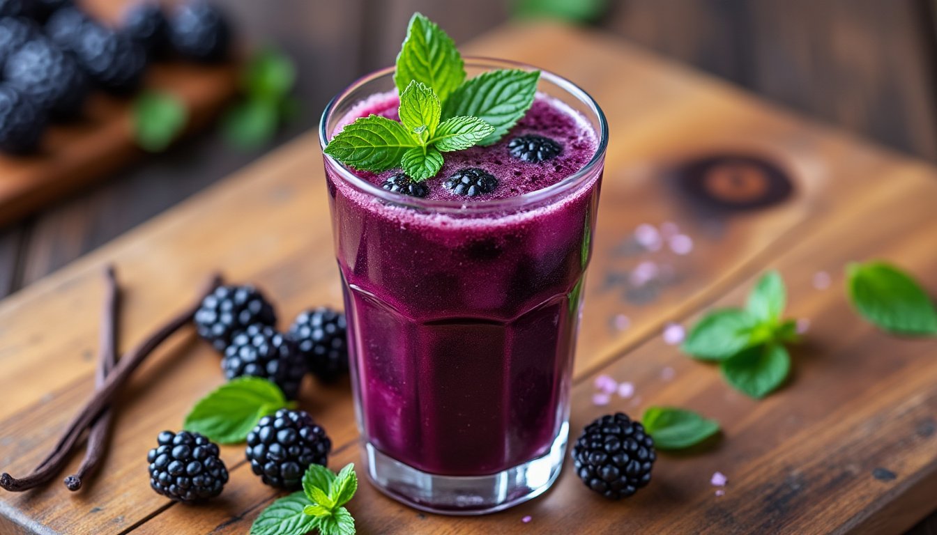 explorez les extraordinaires bienfaits du mélange de jus de mûres et de vanille, une délicieuse boisson pleine de vitamines et d'antioxydants qui favorise votre bien-être. apprenez comment cette alliance savoureuse peut améliorer votre santé tout en éveillant vos papilles.