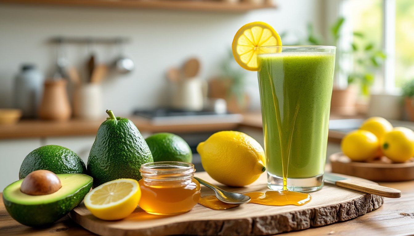 découvrez les bienfaits du smoothie avocat-citron-miel : une boisson délicieuse et nourrissante qui allie les propriétés hydratantes de l'avocat, le goût acidulé du citron et la douceur du miel. idéal pour booster votre énergie et votre santé !