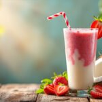 Découvrez les bienfaits du smoothie fraises-lait de coco et vanille